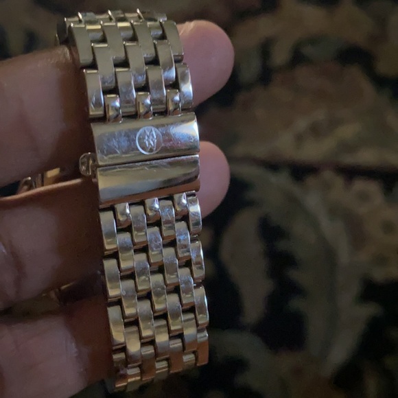 barley worn Michelle stainless steel watch. It fits a small arm no extra links - Picture 5 of 11